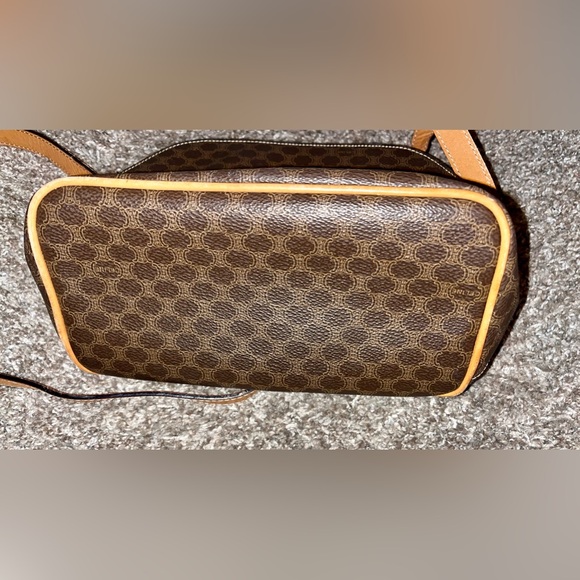 RARE VINTAGE CELINE MACADAM CROSSBODY BAG - Picture 8 of 13